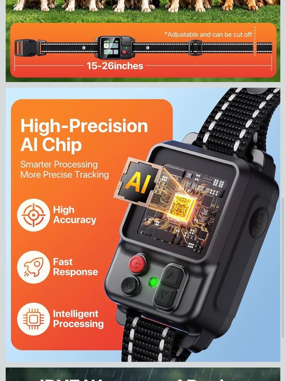 Brand new GPS wireless dog collar fence system